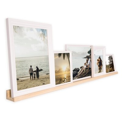 Aileigh-Jean Pine Solid Wood Picture Ledge Wall Shelf - Image 0