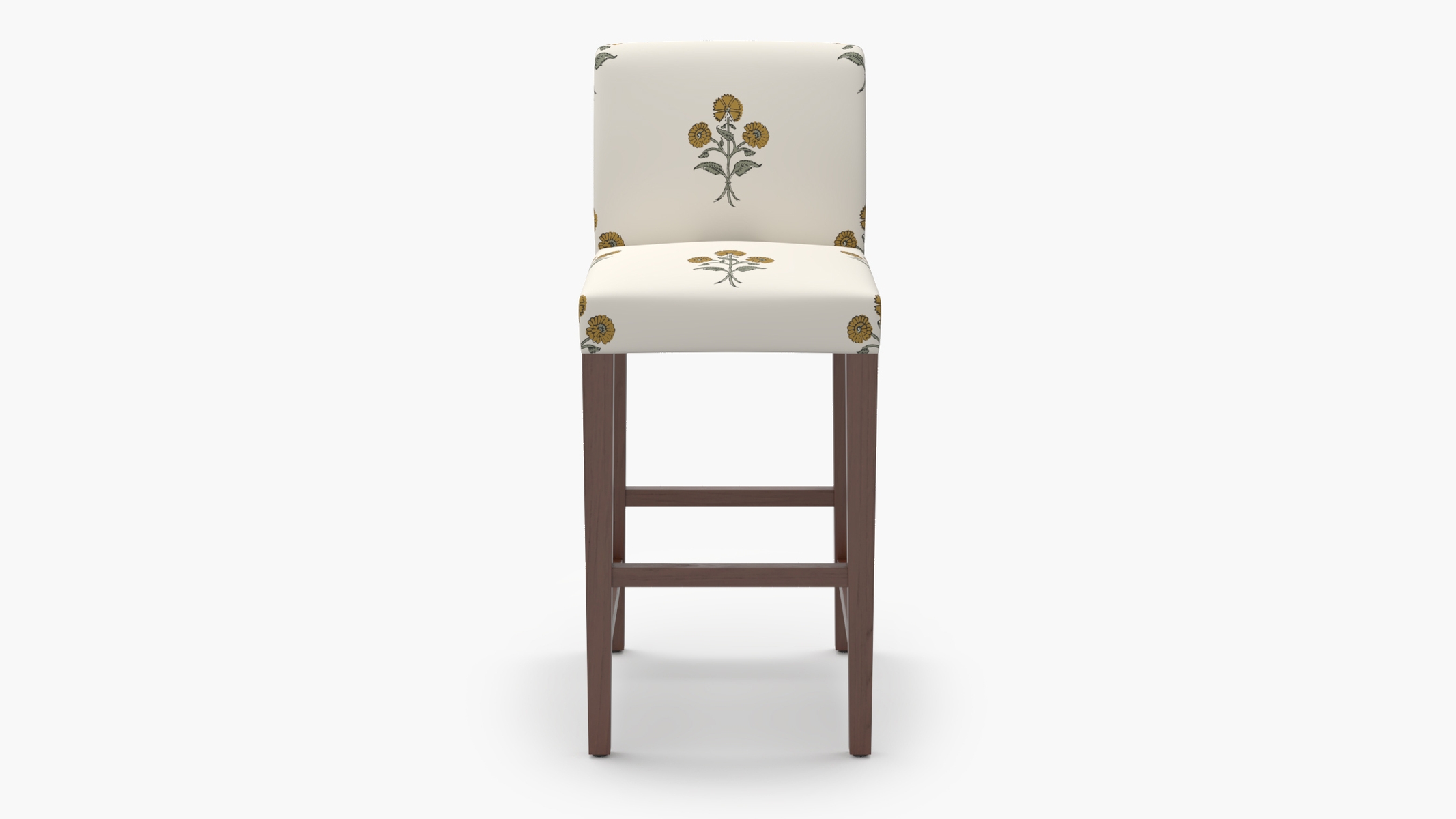 Signature Dining Bar Stool, Marigold Delphine, Natural Square Tapered Leg - Image 0