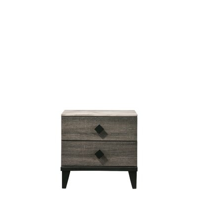 Goodspeed 2 - Drawer Nightstand in Gray - Image 0