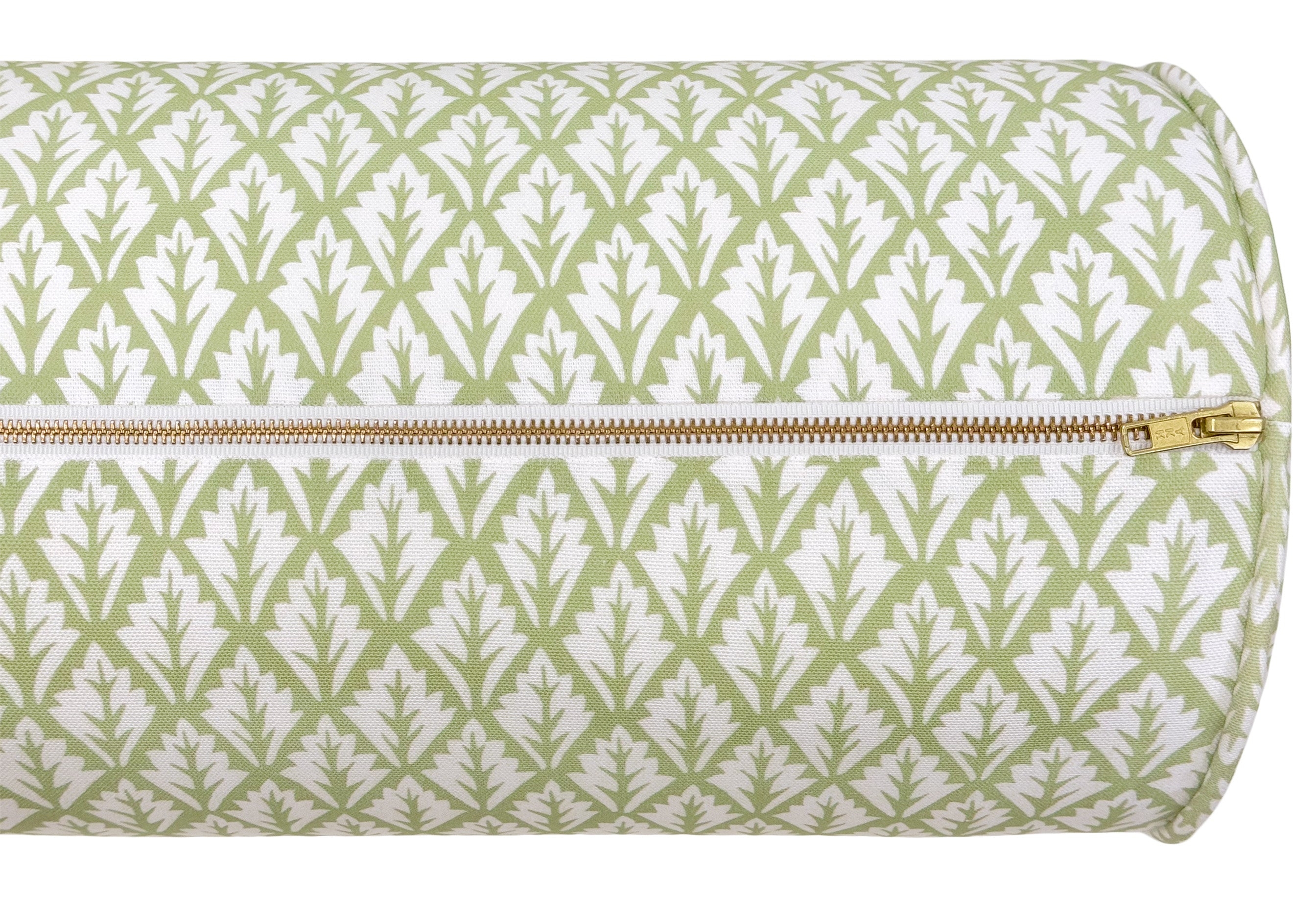 THE BOLSTER :: VERBENA PRINT // CELADON - TWIN // 9" X 24" - Image 3