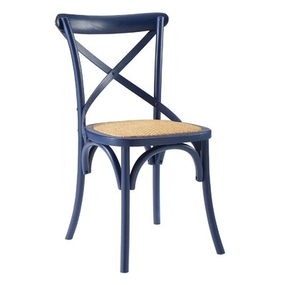 Gayla Solid Wood Cross Back Side Dining Chair - Image 0