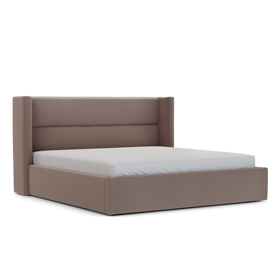 Calabri King Upholstered Bed - Napa Quartz - Image 0