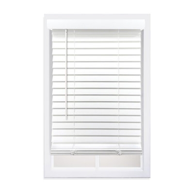 Room Darkening Smooth White Venetian Blind - Image 0