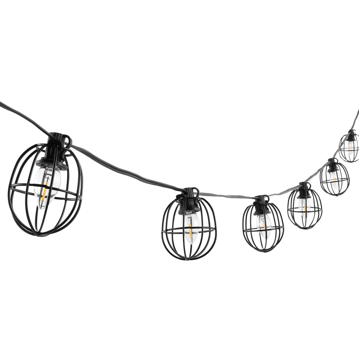 Garnet Led Outdoor String Ligh - Black - Safavieh - Image 3