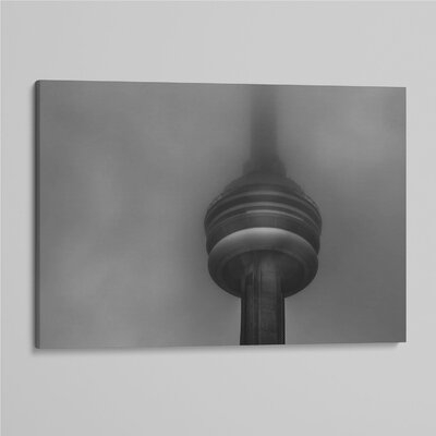 'Downtown Toronto Fogfest No 38' - Photographic Print On Wrapped Canvas - Image 0
