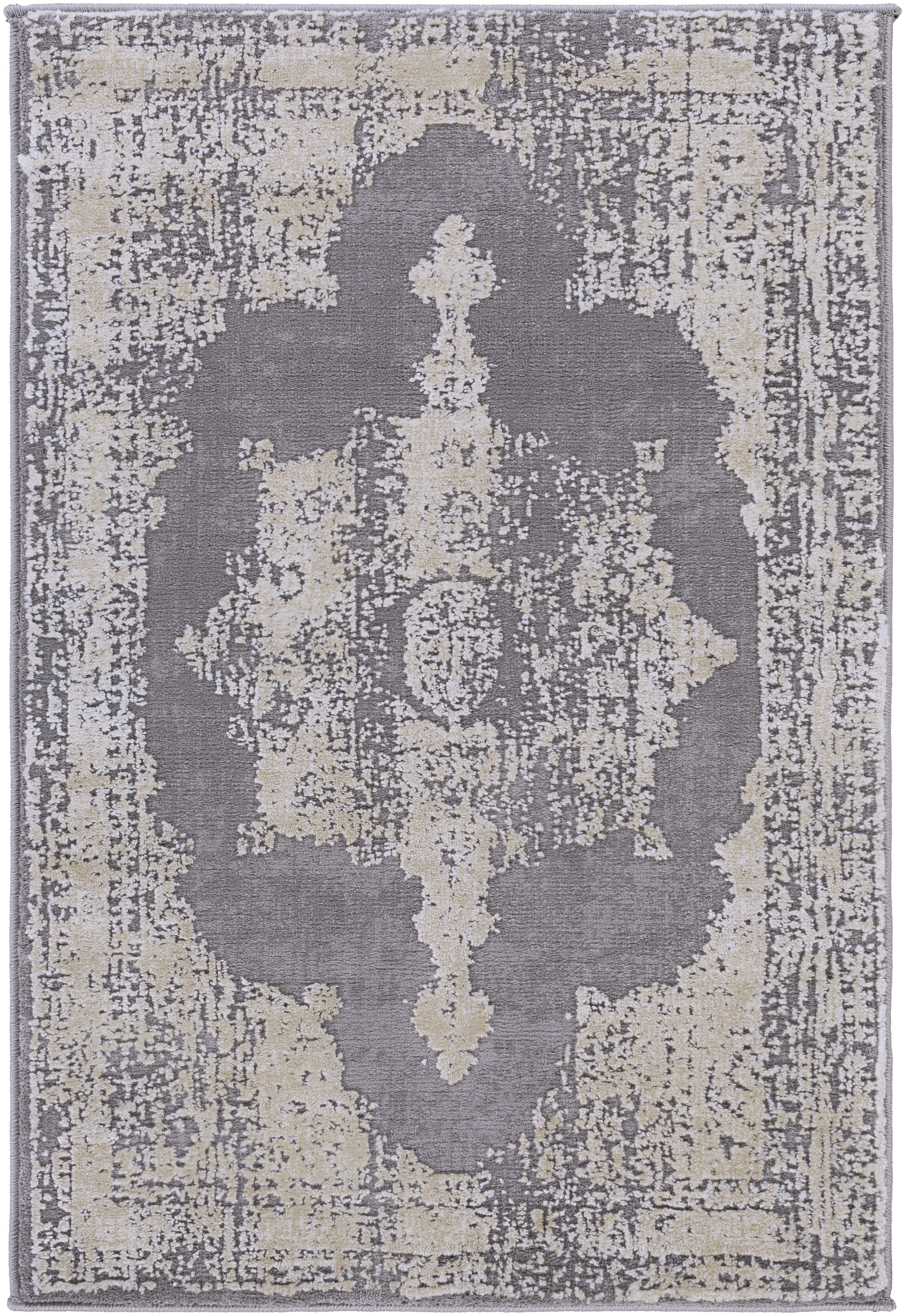 Tibetan Gray Indoor 2' x 2'11" Machine Woven Rug - Image 0