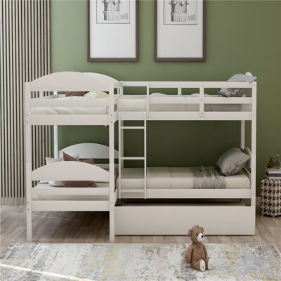 Twin L-Shaped Bunk Bed - Image 0