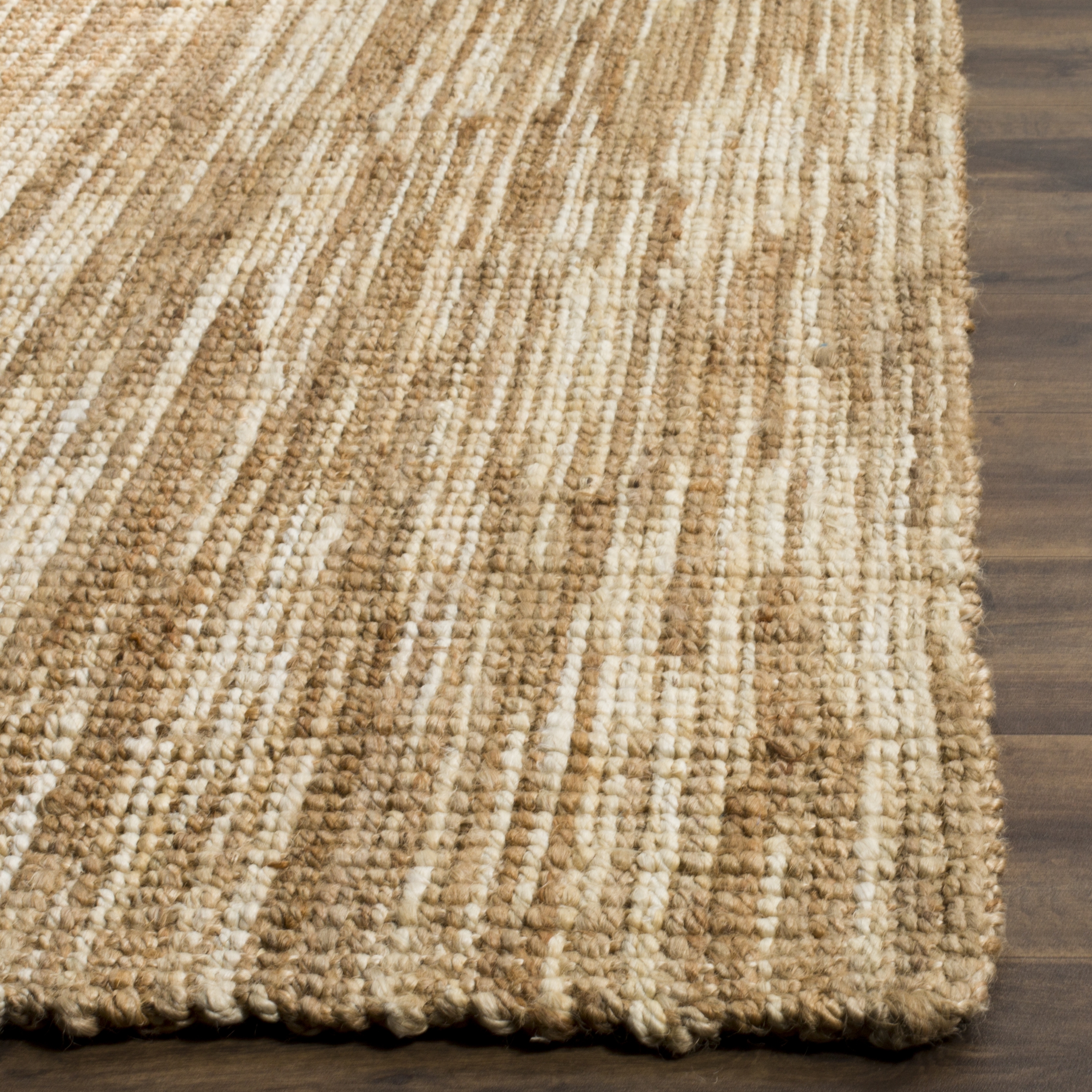 Arlo Home Hand Woven Area Rug, NF260A, Natural/Cream,  2' X 3' - Image 1