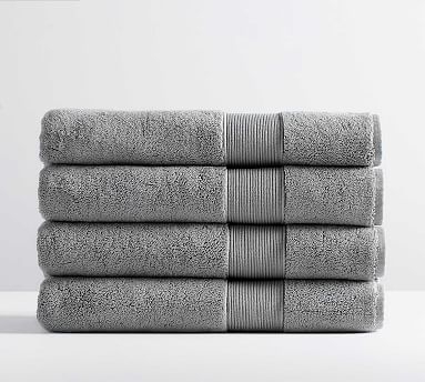 Classic Organic Bath Towels, Flagstone, Set of 4 - Image 0