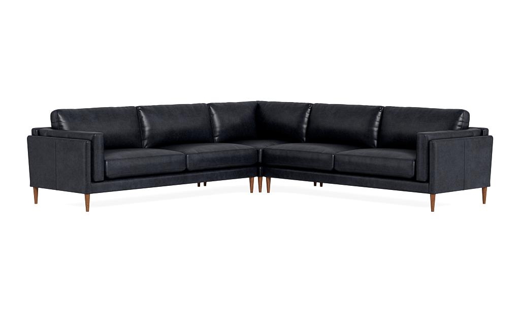 Gaby Leather 4-Seat Corner Sectional - Image 2