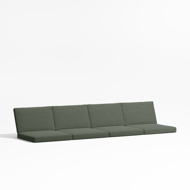 Alfresco Sage Green Sunbrella ® 2-Piece Outdoor Sofa Cushions - Image 0