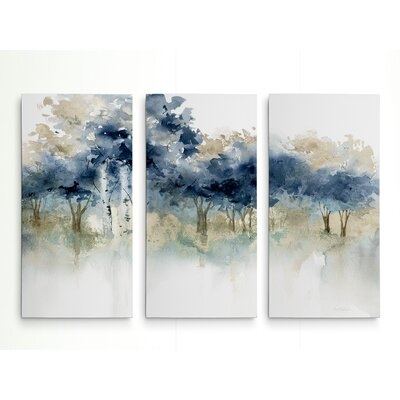 'Waters Edge I' - 3 Piece Wrapped Canvas Multi-Piece Image Print - Image 0