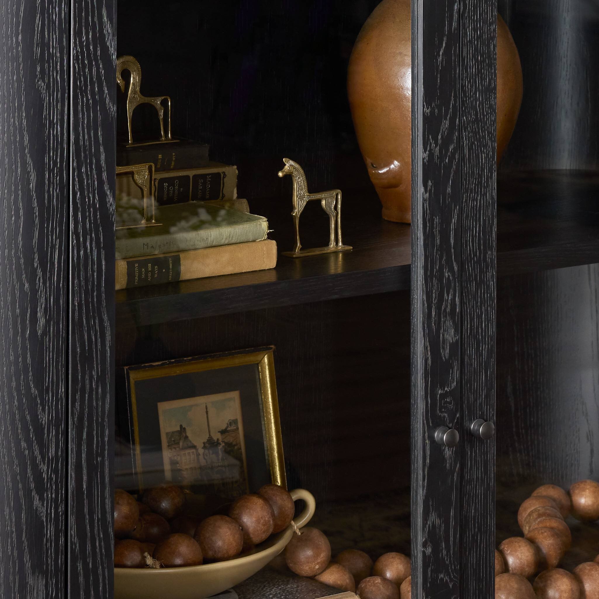 Pilar Cabinet - Charcoal Oak Veneer - Image 12