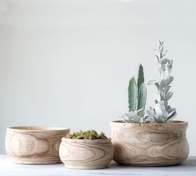 Decorative Paulownia Wood Bowl - Image 4
