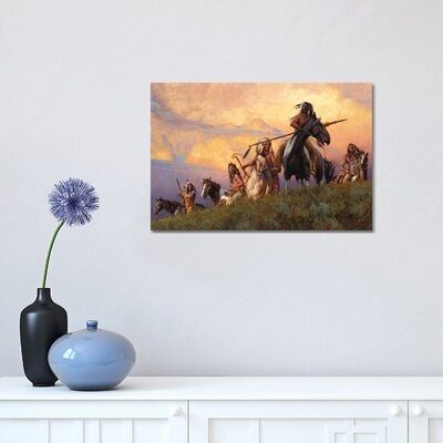 Lakotas - Prowlers Of The Grasslands by - Wrapped Canvas - Image 0