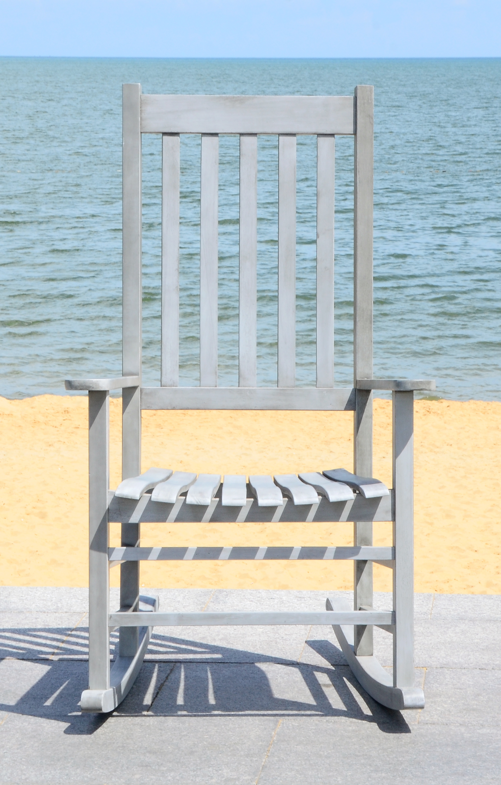 Shasta Rocking Chair - Grey Wash - Safavieh - Image 7