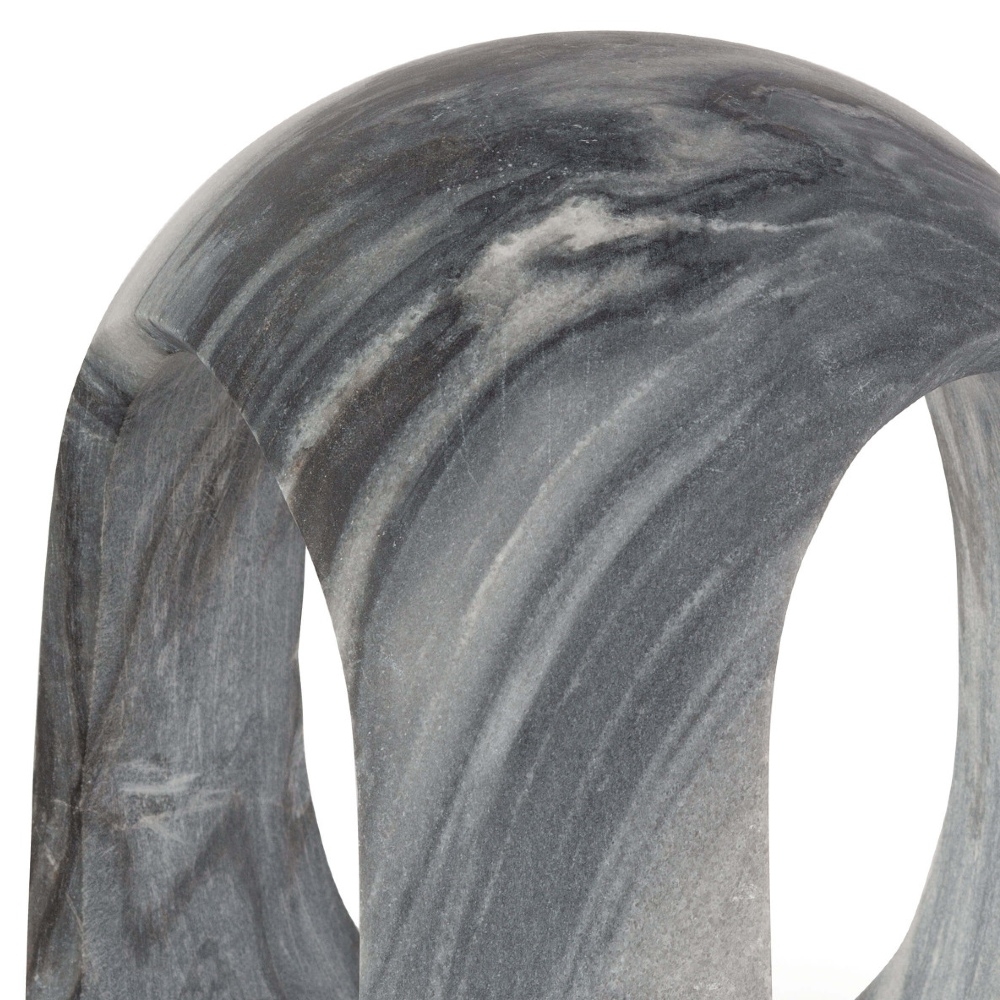 Regina Andrew Bruno Modern Classic Black Marble Sculpture - Large - Image 4