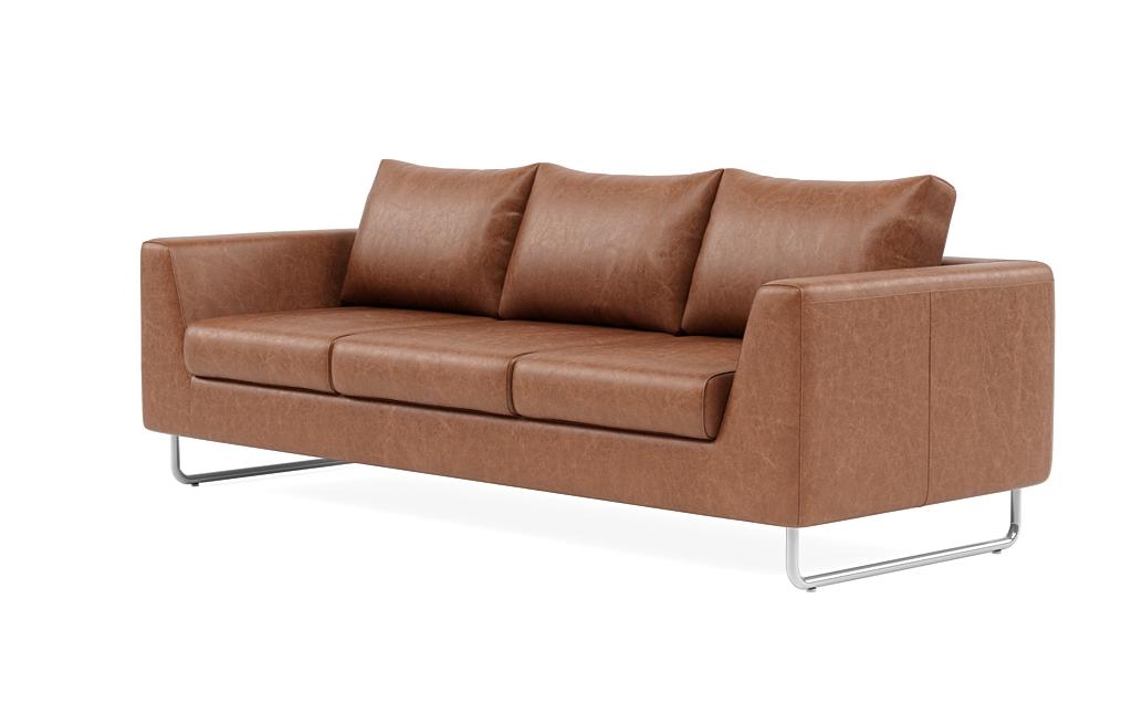 Asher Leather 3-Seat Sofa - Image 2
