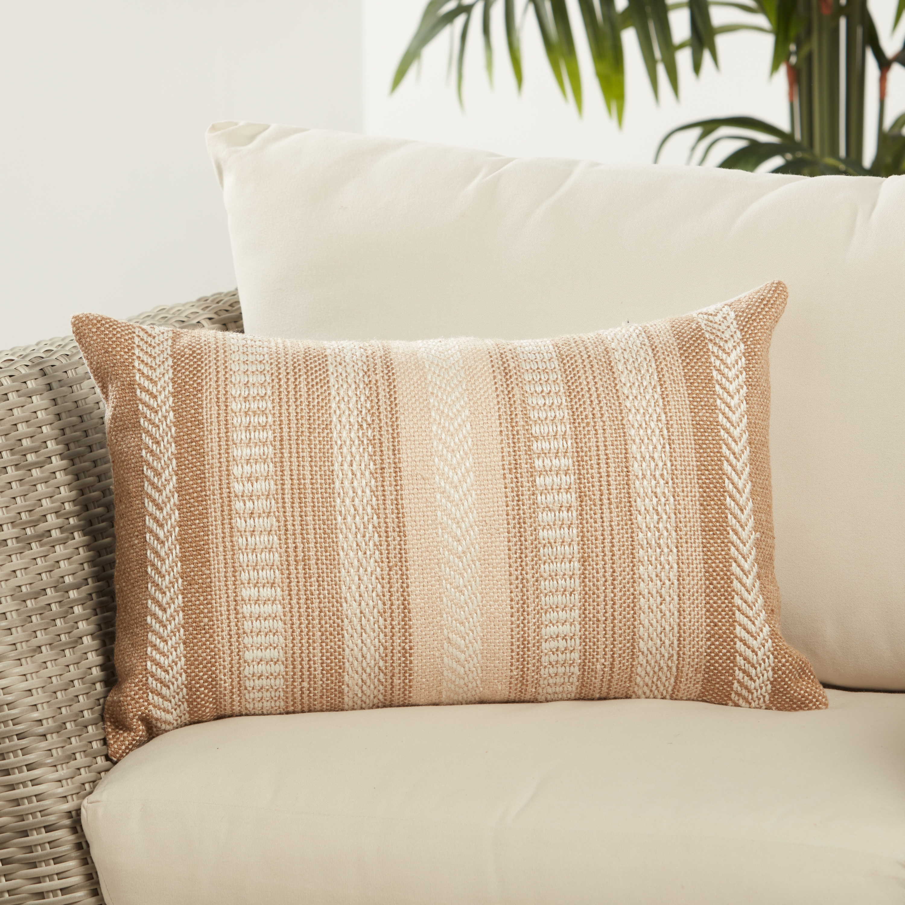 Design (US) Beige 13"X21" Pillow I-O - Image 3