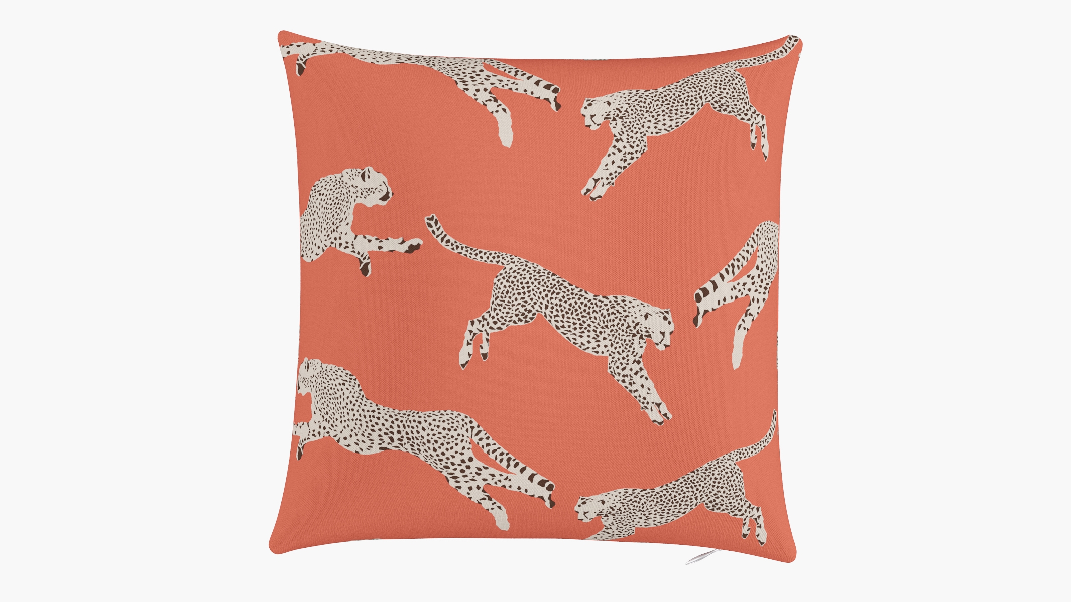 Throw Pillow 16", Henna Cheetah, 16" x 16" - Image 0