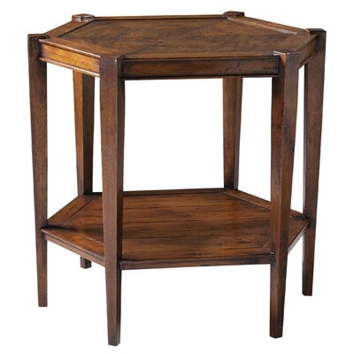Solid Wood End Table with Storage - Image 0