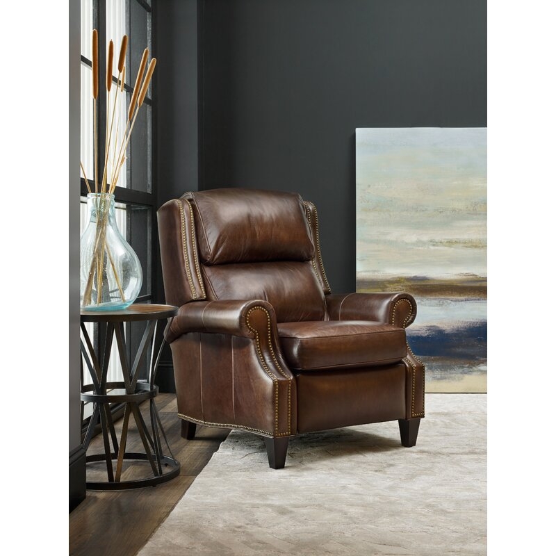 Bradington-Young Huss Leather Recliner Reclining Type: Power - Image 0