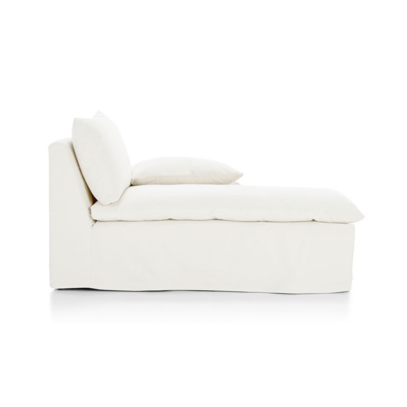 Ever Slipcovered Right-Arm Chaise - Image 1