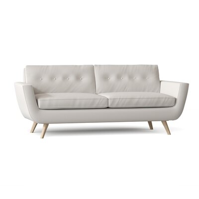 Callie 85" Square Arm Sofa with Reversible Cushions - Image 0