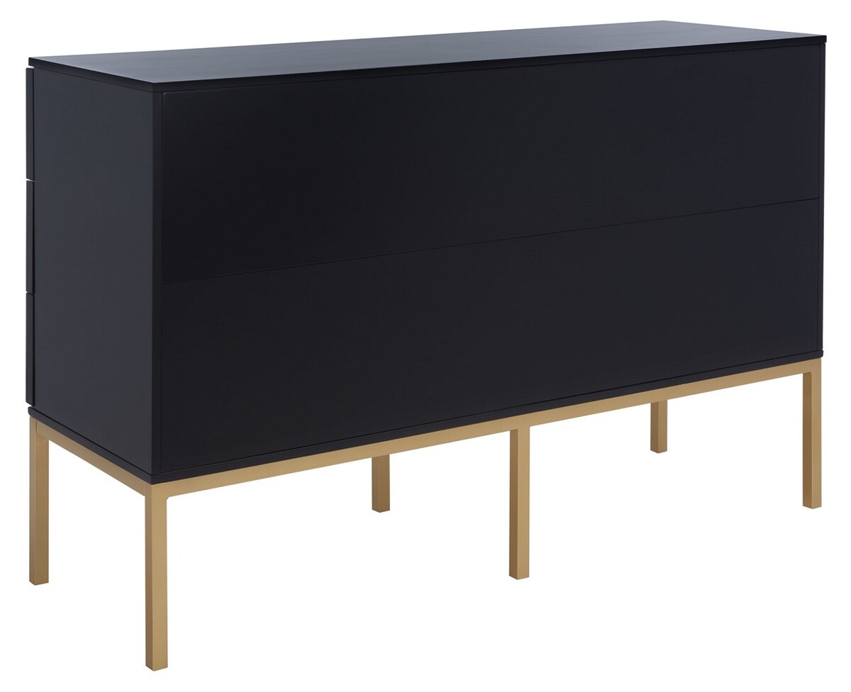 Zadie Rattan Dresser - Black/Natural - Safavieh - Image 6