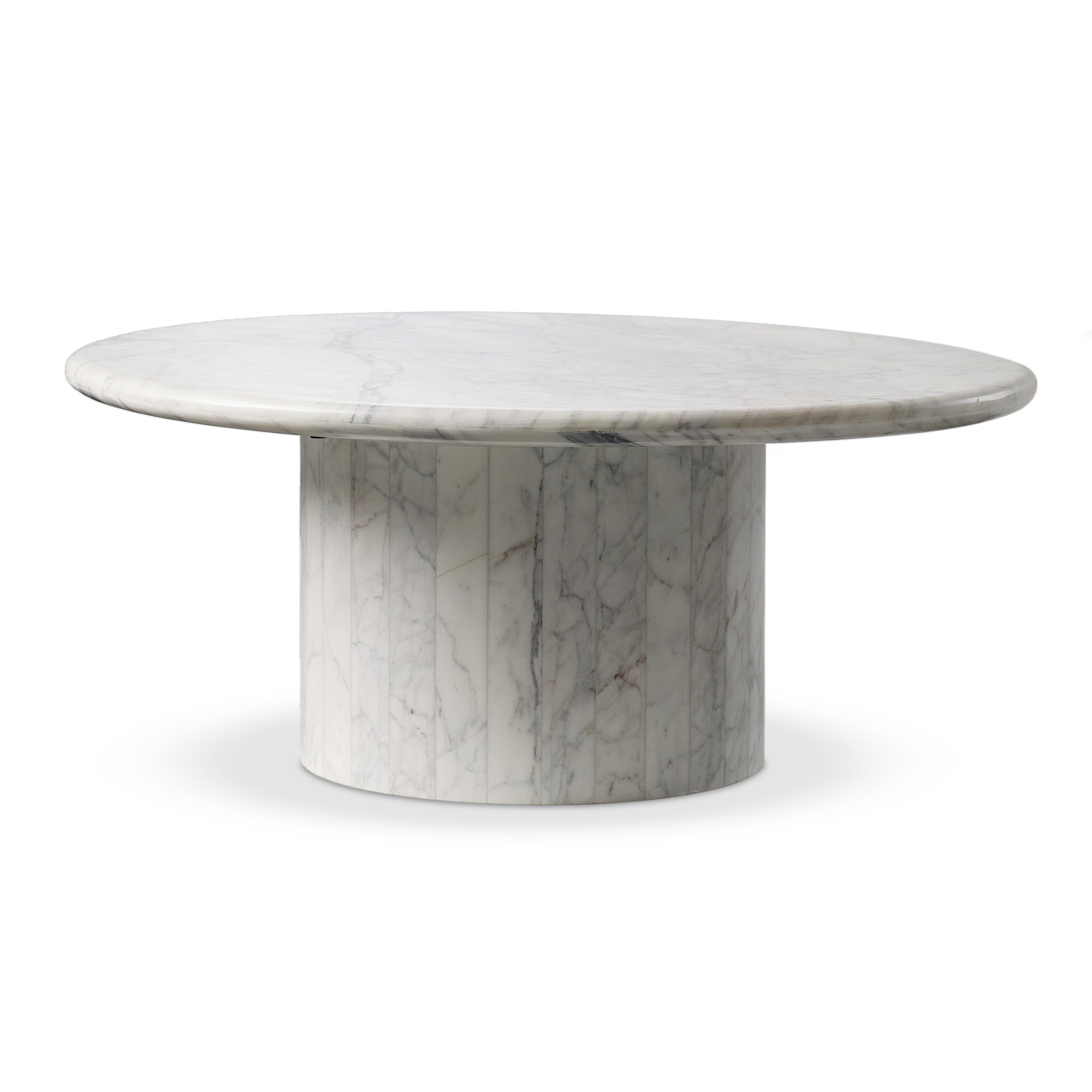 Stuart Nesting Coffee Table - White Calacatta Marble - Image 10