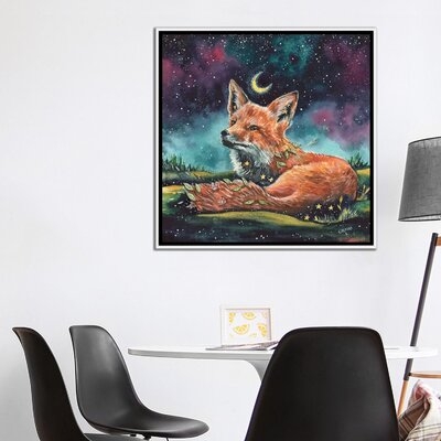 Watching the Night by Kat Fedora - Painting Print on Canvas - Image 0