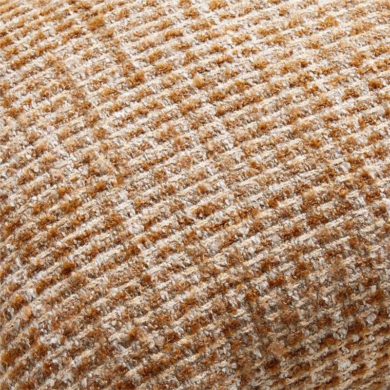 Tricote Tweed 22x15 Copper Yellow Multi Throw Pillow with Down-Alternative Insert by Athena Calderone - Image 2
