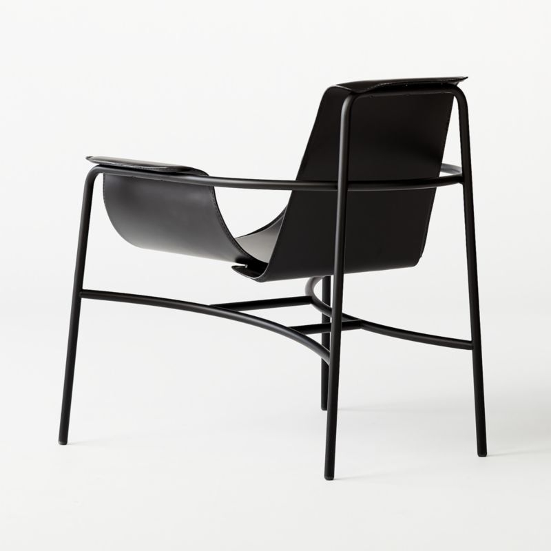 Gemini Black Lounge Chair - Image 4