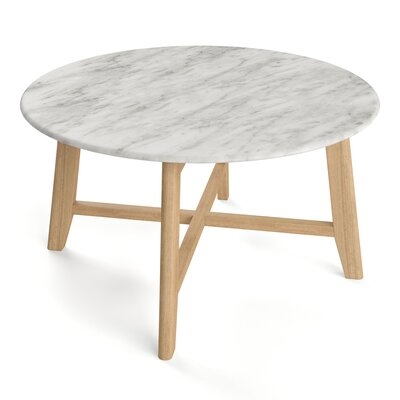Serena Faux Marble Coffee Table - Image 0