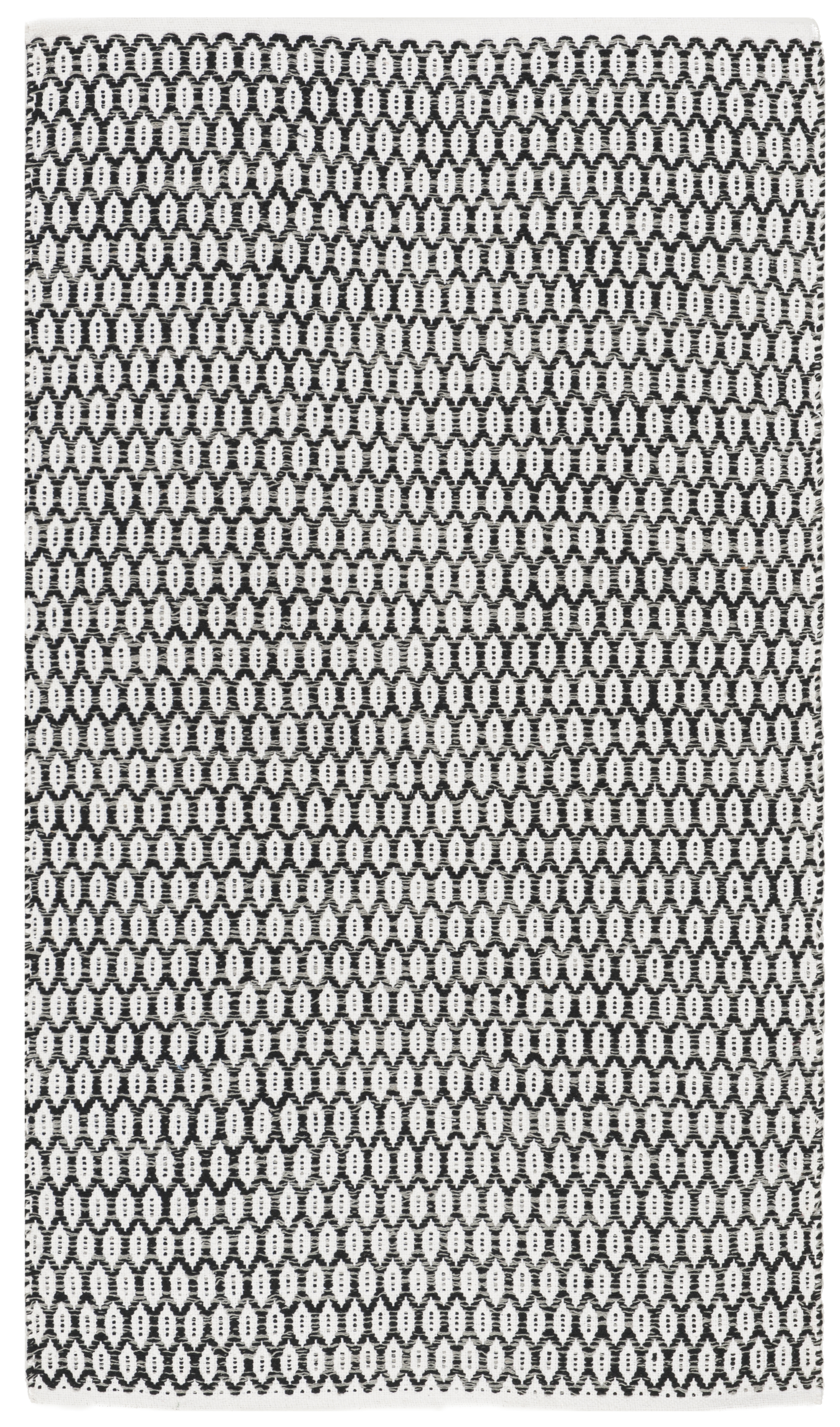 Arlo Home Hand Woven Area Rug, MTK608A, Black/Ivory,  3' X 5' - Image 0