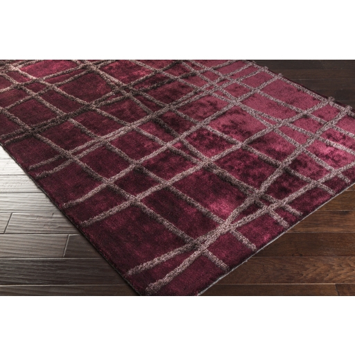 Graph Brown Indoor 8' x 11' Handmade Rug - Image 2