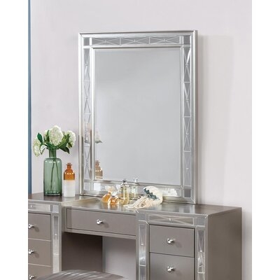 Abilene Glam Beveled Dresser Mirror - Image 0