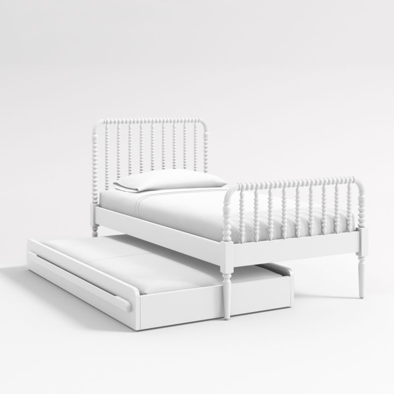 Kids White Twin Trundle Bed - Image 10