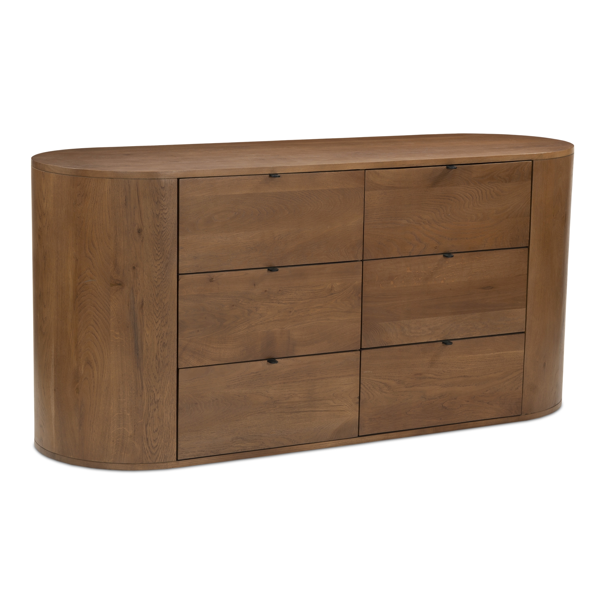 Theo 6 Drawer Dresser Brown - Image 1