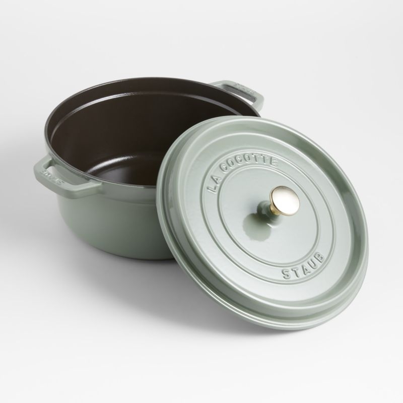 Staub ® 5.5-Qt. Eucalyptus Round Cocotte - Image 7