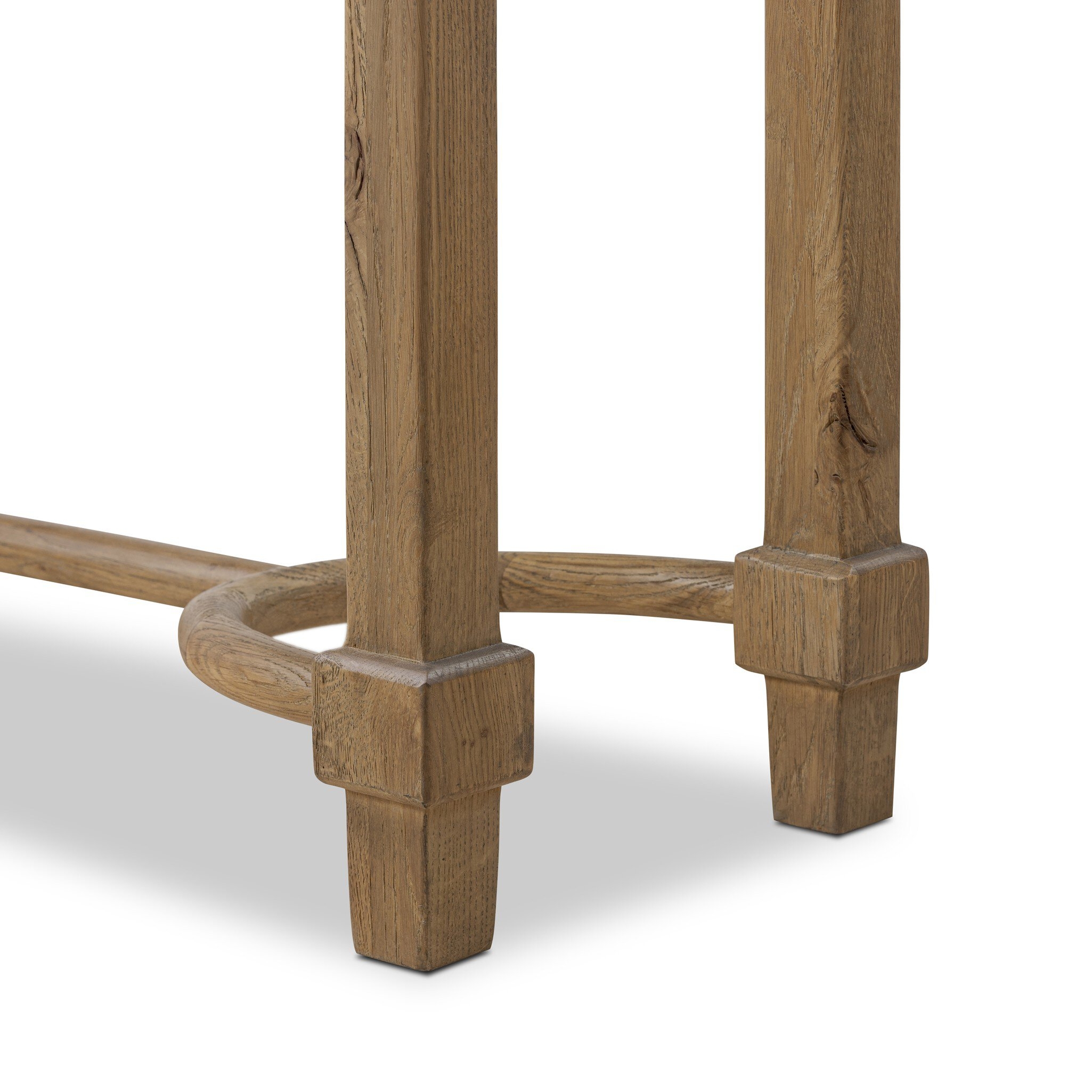 Edison Console Table - Worn Oak Veneer by Amber Lewis x Four Hands - Image 8