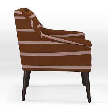 Button Tufted Chair, Print, Leopard Spots - Image 2