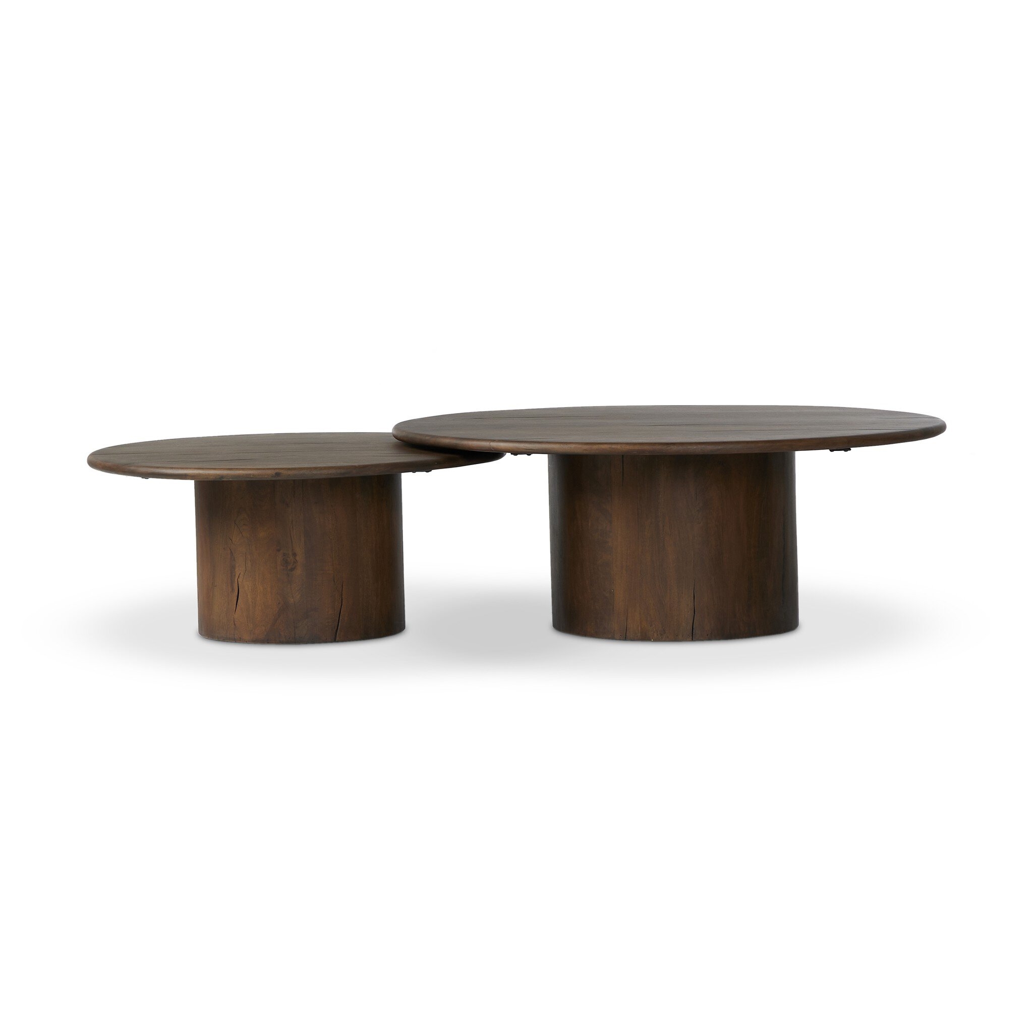 Stuart Nesting Coffee Tables - Aged Belgium Bleach - Image 5