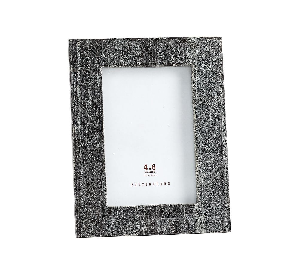 Marble Picture Frame, Black, 4" x 6" - Image 0