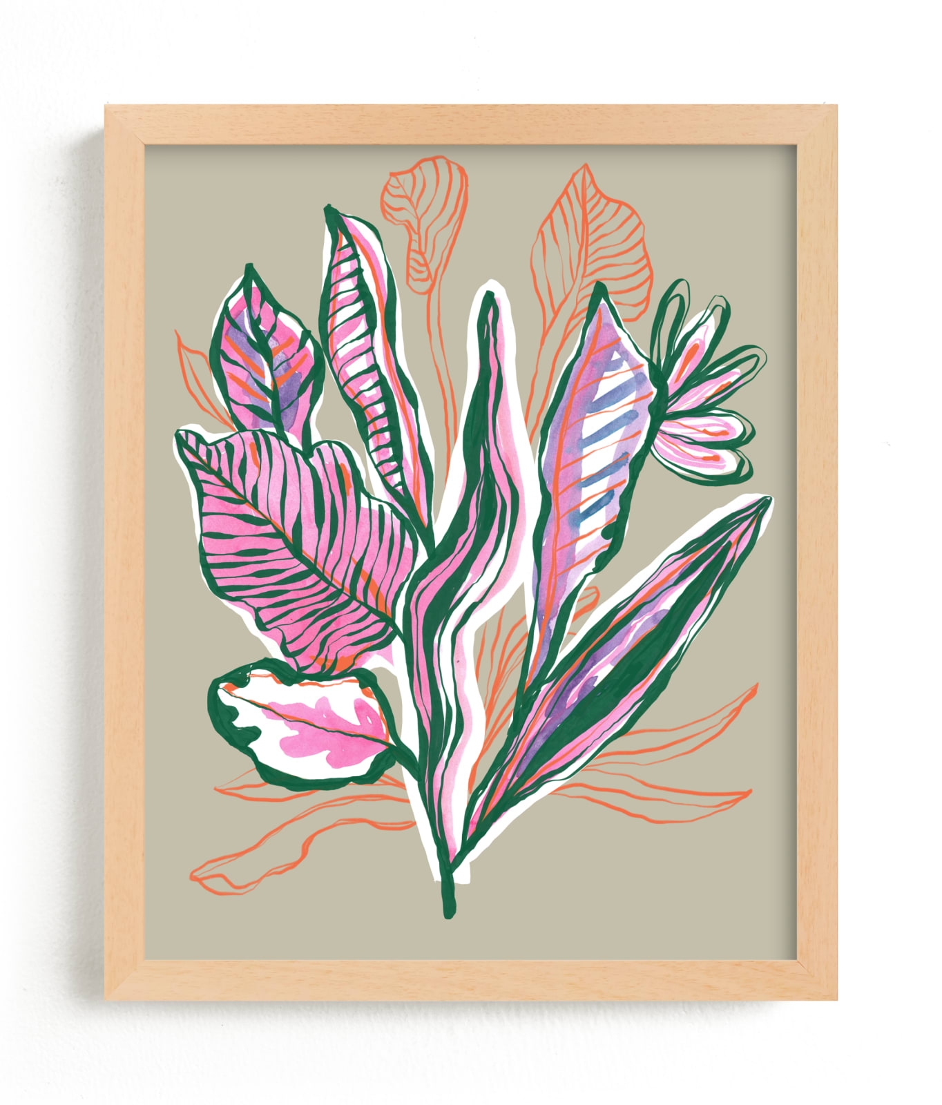 Radiant Growth Tropical Botanical Limited Edition Fine Art Print 2 - Image 0