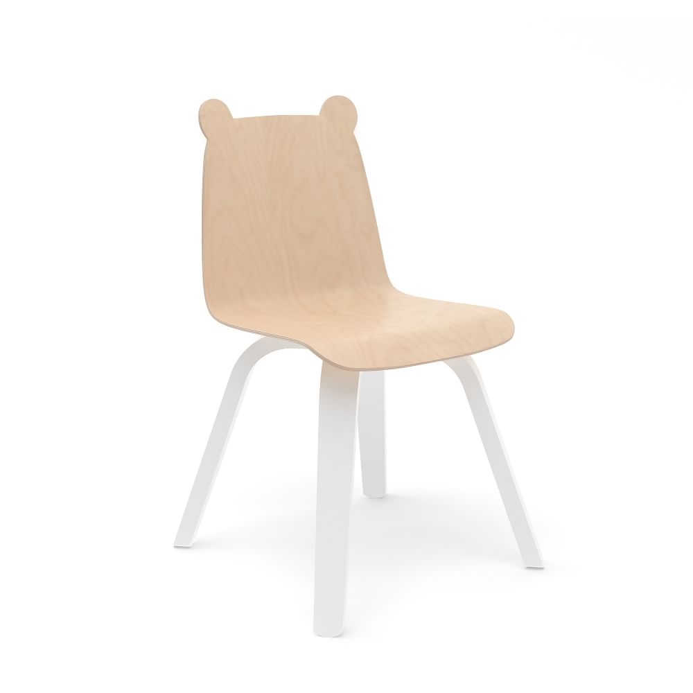 Oeuf Bear Play Chair, S/2, Birch/White, WE Kids - Image 0