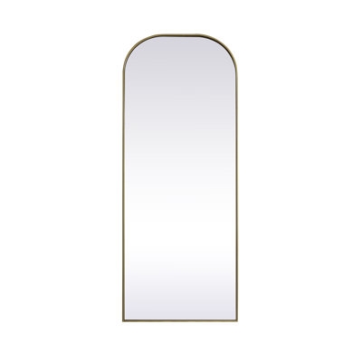 Savina Wide Arch Standing Metal Mirror - Image 0