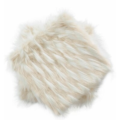 Arnette Faux Fur 26'' Throw Pillow Cover - Image 0
