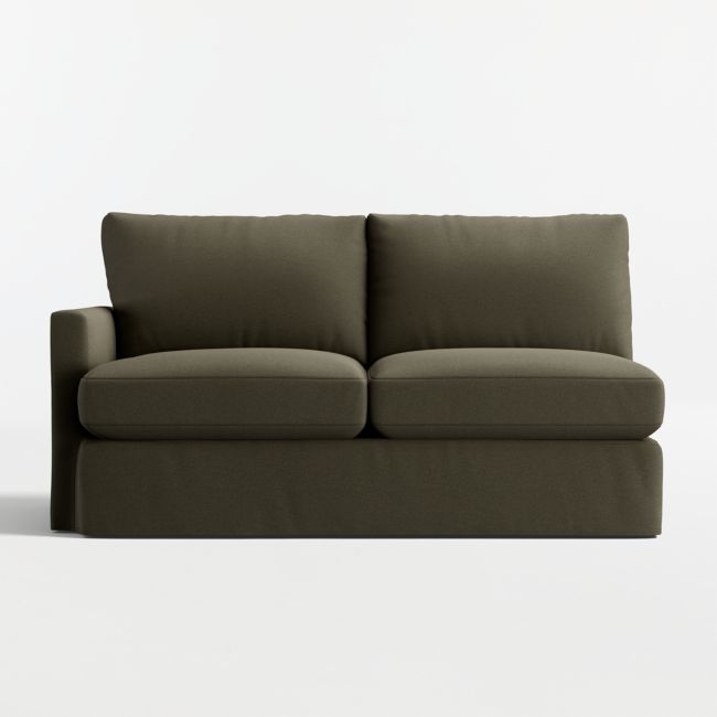 Lounge Deep Left-Arm Sofa Slipcovered Sectional Piece - Image 0