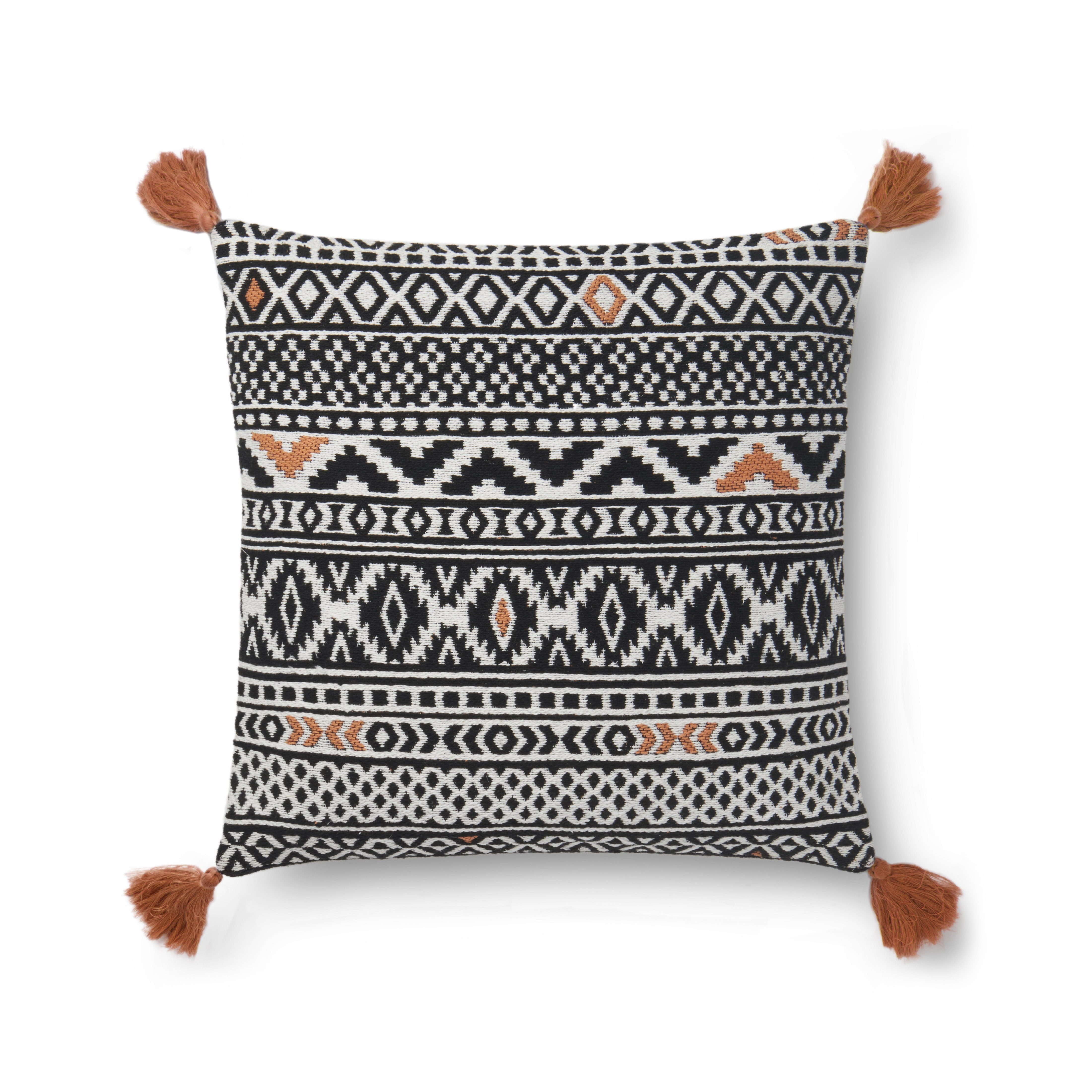 Justina Blakeney x Loloi Pillows P0637 Multi 18" x 18" Cover Only - Image 0